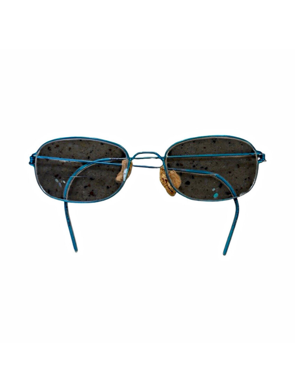 Vintage Lindberg Mars Unisex Blue Titanium Full Rim Rectangle Glasses Frame